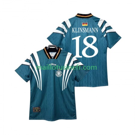 Maillot de Foot Allemagne KLINSMANN 18 Extérieur Retro 1996 Maillot de Foot Allemagne KLINSMANN 18 Extérieur Retro 1996